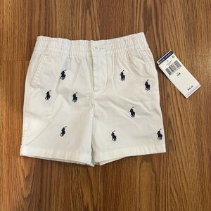 Polo Ralph Lauren Boys Prepster Stretch Chino Short White 12 Months